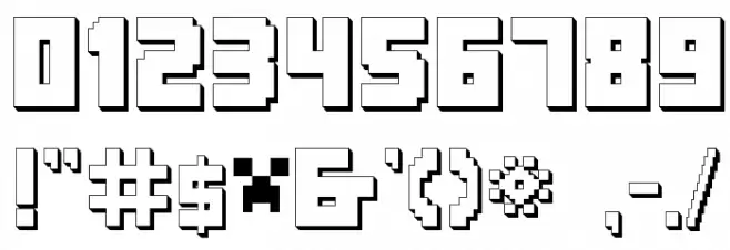 MINECRAFT PE フォント その他の文字