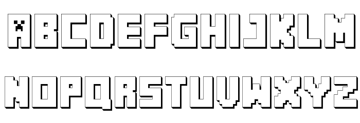 Minecraft Pe Font Ffonts Net