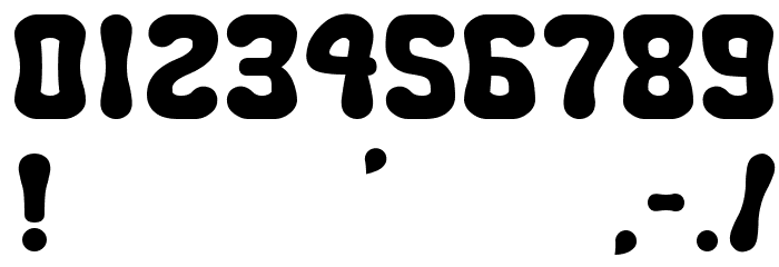 MINI POP__G フォント その他の文字