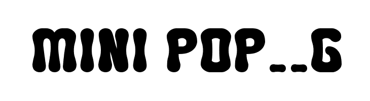 MINI POP__G  Free Fonts Download