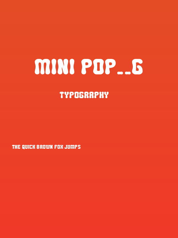 MINI POP__G Poster