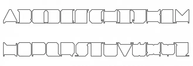 MINIMAL x خط أحرف صغيرة