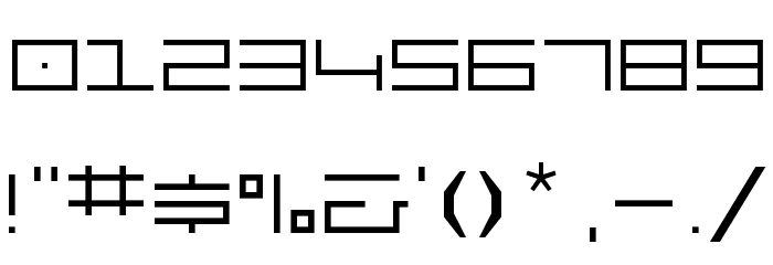 MINIMALHARD Font OTHER CHARS