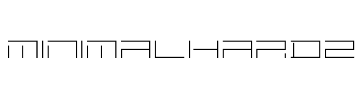 MINIMALHARD2 Font