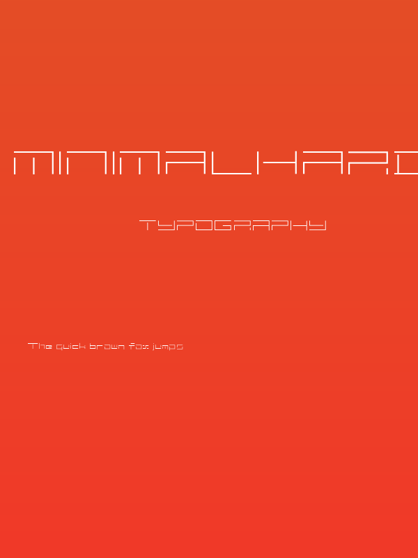 MINIMALHARD2 Poster