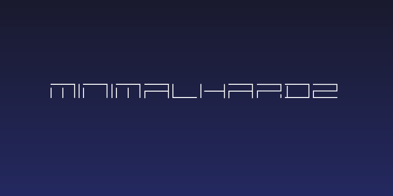 MINIMALHARD2 Social Header