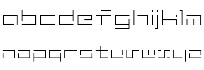 MINIMALHARD2 Font LOWERCASE