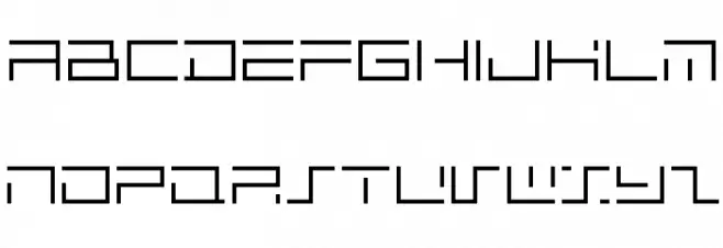MINIMALHARD Fonte MAIÚSCULAS