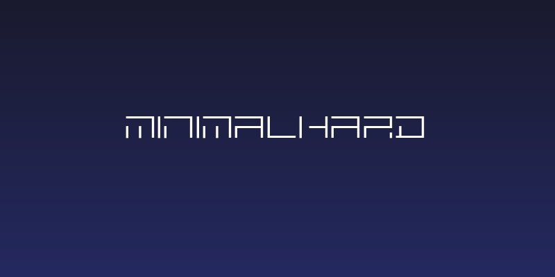 MINIMALHARD Social Header