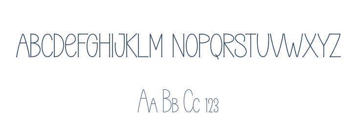 MINIMALIST WRITING Font Preview