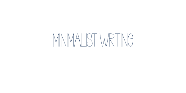 MINIMALIST WRITING Logo