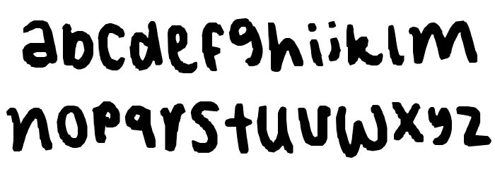 MINIMEWRlTlNG Font LOWERCASE