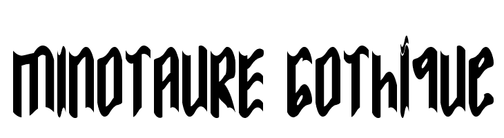 MINOTAURE Gothique  Frei Schriftart Herunterladen