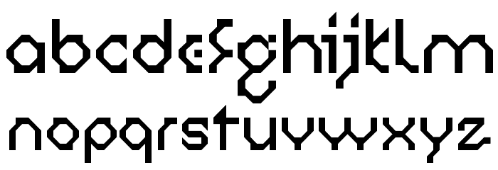 MIR Research Font LOWERCASE