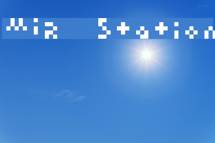 MIR Station Font examples