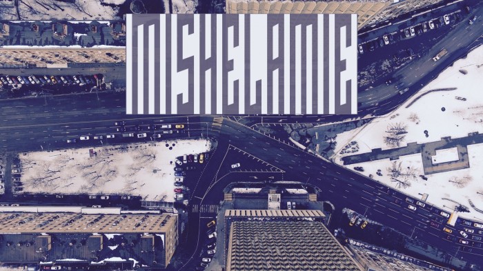 MISHELAMIE Font examples