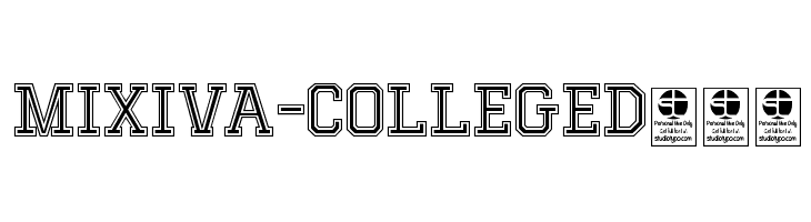 MIXIVA-COLLEGE Demo  Скачать бесплатные шрифты