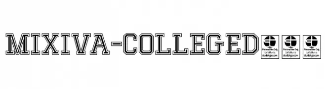 MIXIVA-COLLEGE Demo  Fuentes Gratis Descargar