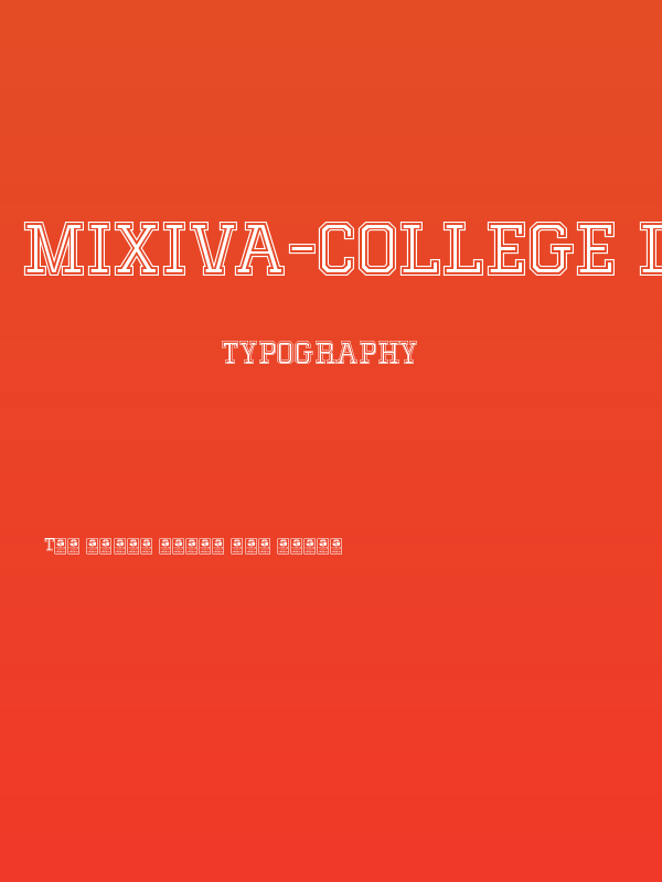 MIXIVA-COLLEGE Demo Poster