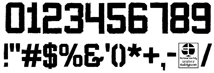 MIXIVA-DUSTY demo Font OTHER CHARS
