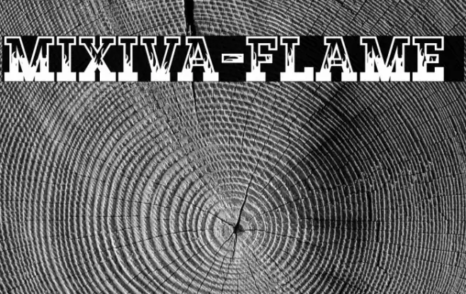 MIXIVA-FLAME demo Font examples