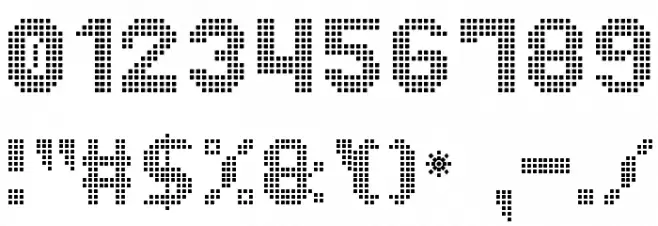 Mi Nuevo Display St Font OTHER CHARS