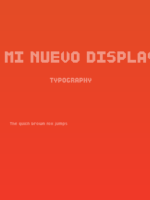 Mi Nuevo Display St Poster