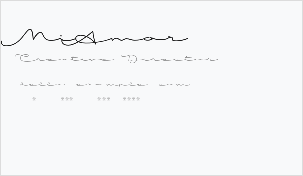 MiAmor Business Card