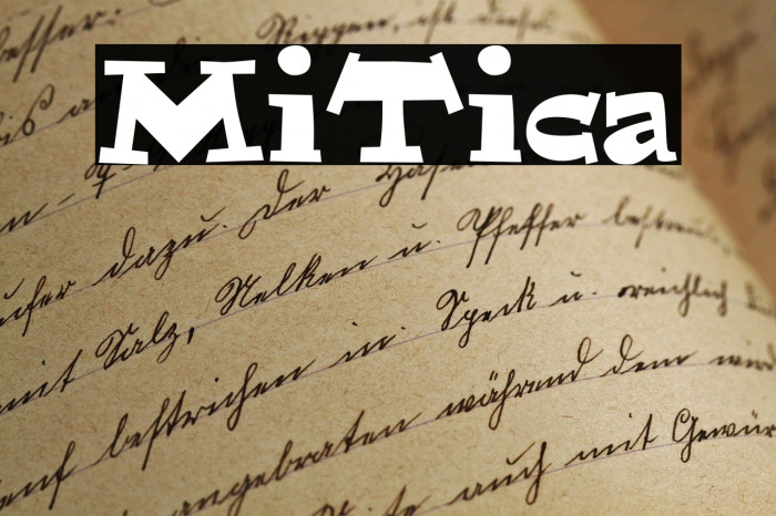 MiTica Font examples