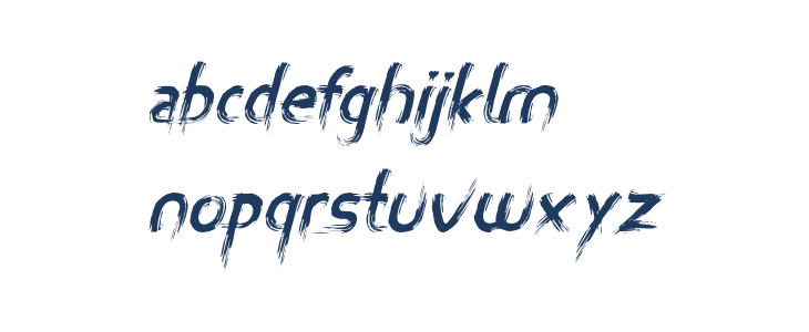 MiZTiX-Italic Lowercase