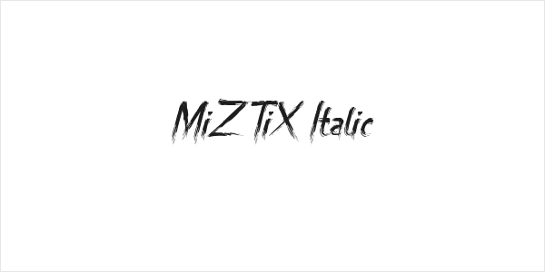 MiZTiX Italic Logo