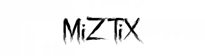 MiZTiX  les polices de caractères gratuit tlcharger