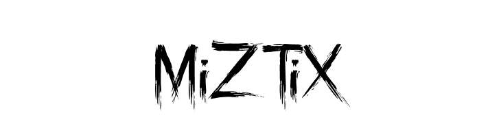 MiZTiX  नि: शुल्क फ़ॉन्ट्स डाउनलोड