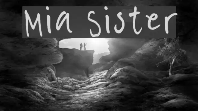 Mia Sister Font examples