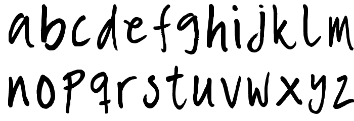 Mia Sister Font LOWERCASE