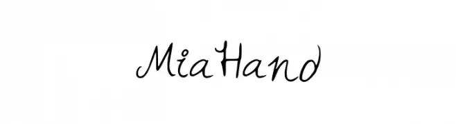 MiaHand  フリーフォントのダウンロード