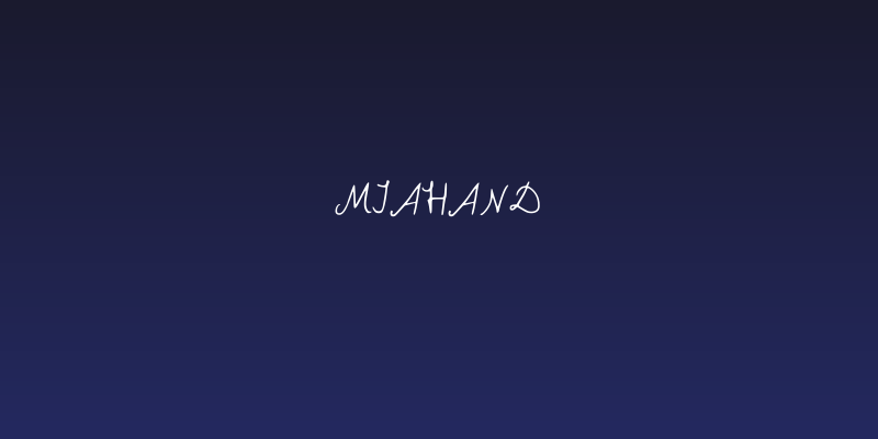 MiaHand Social Header