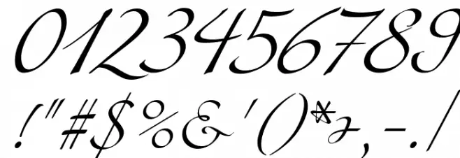 Miama Font OTHER CHARS