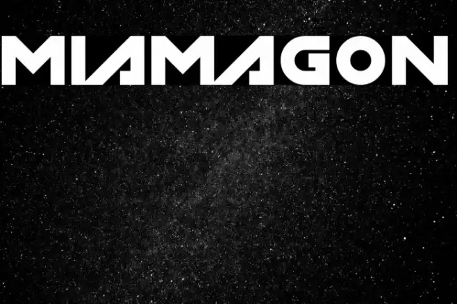 Miamagon Font examples