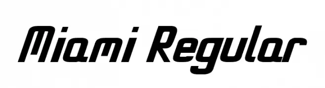 Miami Regular  Fuentes Gratis Descargar