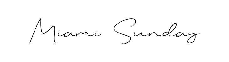 Miami Sunday  Fuentes Gratis Descargar