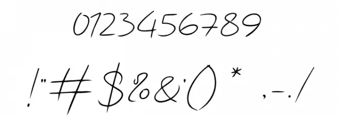 Miami Sunday Schriftart Anderer Schreiben