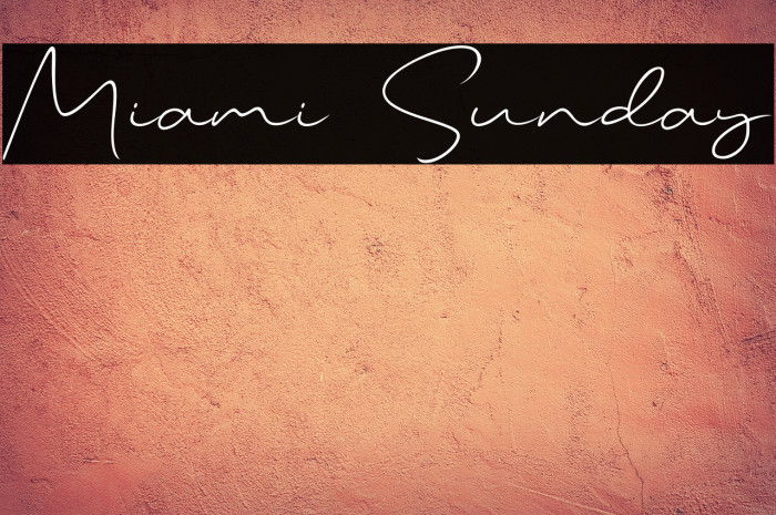 Miami Sunday Example 2