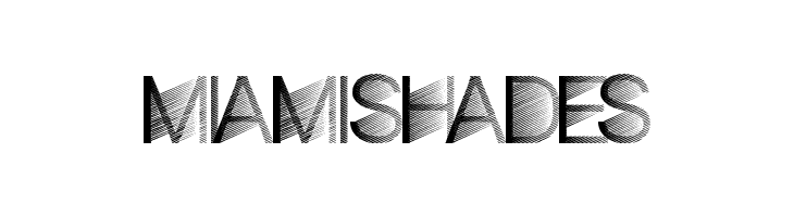 MiamiShades Font