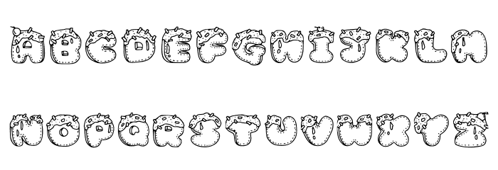 Miams Regular Font UPPERCASE