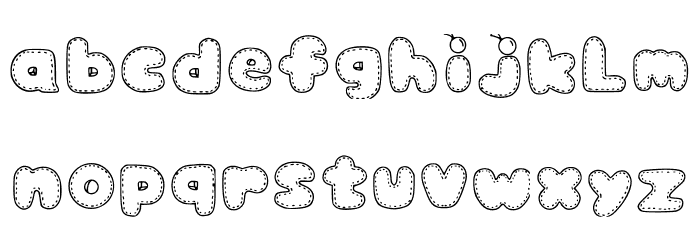 Miams Regular Font LOWERCASE