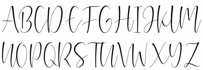 Mianty Schriftart Groß