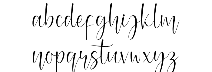 Mianty Font LOWERCASE