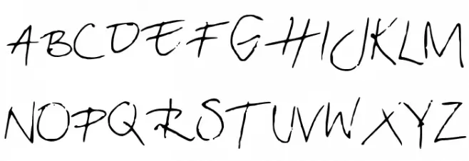 Mia's Greetings Font UPPERCASE