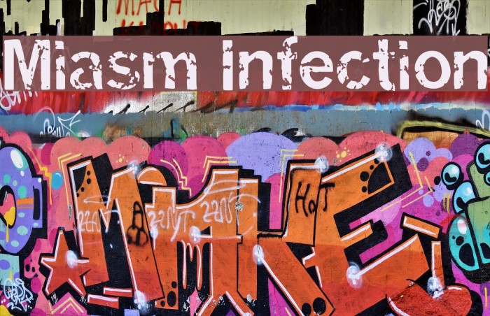 Miasm Infection Font examples
